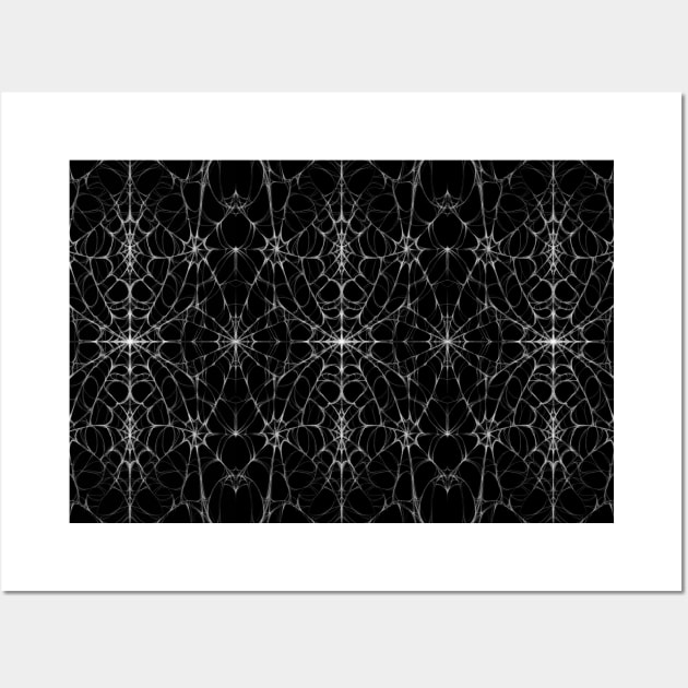 Spiderweb Pattern Wall Art by pbarbalios